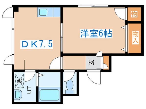 ローヤルハイツ南１３条の物件間取画像